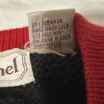 Vintage Bechamel Black Cardigan Holiday Sweater Womens M Scottie Dog Embroidered Size M Photo 5