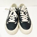 Armani Exchange Women’s‎ Size 7 Black Leather Lace Photo 1