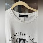 Urban Outfitters Leisure Club Graphic tee short sleeves crewneck sporty rich cotton tshirt Photo 2
