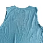 Lululemon Brunswick Muscle Tank Crest Teal Blue Plus Size 16 Cotton Muscle Tank Photo 1