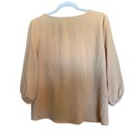 Misa Los Angeles Womens Size Medium Orange Knot Front Blouse Top Photo 4