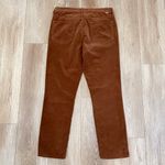 MOTHER The Mid Rise Dazzler Ankle Hopscotch Brown Corduroy Pants 32 Monk's Robe Photo 3