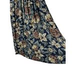 Dawn K Skirt Womens Size 1X Black Vintage Maxi Floral Pleated‎ Cottagecore Photo 4
