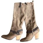 Dolce Vita Hawthorne Western Tall Suede Boot Tan Size 9 Photo 9
