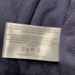 Peace & Pearls textured V-neck T-shirt top Chenille cold shoulder blue small Photo 5