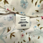 Rebecca Taylor ‎ Silk Vivianna Tie Pullover Blouse Floral Print Size 4 EUC Photo 5