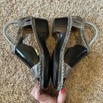 Ariat Wedge Green Gray Leather Sandals Strappy Western Boho Womens Size 7.5B Photo 4