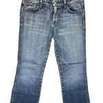 7 For All Mankind  crop "A" pocket denim capri pants Photo 0