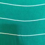 BCBGMAXAZRIA BCBGMazazria Green Stripe Shirt Size M Photo 2