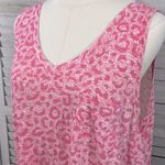 Torrid  Classic Fit 100% Cotton Tank Top Pink Cheetah Print-1X Photo 1
