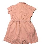BDG  Joey Short Sleeve Coverall Romper In Coral Large Photo 2
