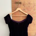 BCBG Max Azria Kerry Velvet Off Shoulder Plum Sheath Dress Photo 7