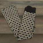 Free People Movement FP Movement by Free People Geometric Flare Pants in Tan and Blue Photo 7