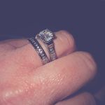 Boutique NEW 2‎ ct Solitaire Simulated Diamond Engagement Ring Set, Size 6 Photo 13