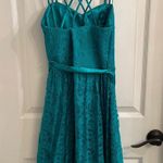 Windsor Crossover Strap Lace Tie Belt Dress Photo 1