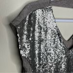 Stella & Dot Stella‎ & Dot Renegade Metallic Sequin Front Cap Sleeve Blouse Photo 10