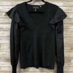 H by Halston  Elegant Black Long Sleeve Top Photo 0