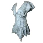 Free People We The Free Mia Playsuit Size Medium NWT! 100% Cotton Denim Romper Photo 6