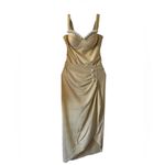 FLAXMAKER Gold Pearl One Piece Swimsuit and Skirt L Size L Photo 3