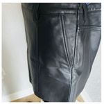 Reiss Mimi Paneled Leather Mini Skirt, Black, Size 10, Designer Luxury, NWT Photo 6
