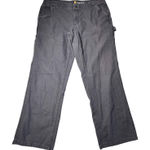 Carhartt Original Fit Straight Leg Carpenter Pants Womens 12 Short Gray 102080 Photo 0