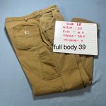 Carhartt Tan Original womens Pants size18 regular fit Photo 10