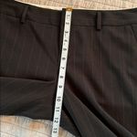 Banana Republic  Martin fit vtg Y2K dark gray pin striped wide trousers pants 10​ Photo 10