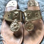 Jack Rogers Gold Sandals Photo 0