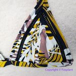 New!‎ Rhythm. bikini top in palm print, size XL Black Photo 3