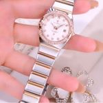 #401 POEDAGER Rose Gold Detail Watch Silver Photo 0