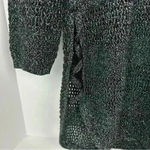 New York & Company Women's Black Long Sleeve Scoop Neck Blouse Size S Photo 4