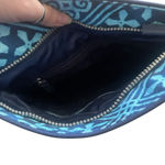 Vera Bradley Vera‎ Bradley Y2k Blue Geometric Seatbelt Shoulder Travel Bag Purse Photo 6