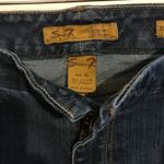 Seven7 Jeans Mediums Wash Bootcut Five Pocket Sz 14 GUC - Missing Button at Fly Photo 4