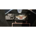 Harley Davidson Women's Y2K Fleece Jacket Size Medium Black Photo 3