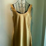 Acne Studios Satin slip dress Gold US 10 Photo 2