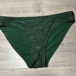 Aerie swimsuit Set green ribbed with gold details S/XS Photo 3