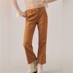 Pilcro Anthropologie The Yaya Crop Flare Pants in Bronze- PLEASE READ Photo 1