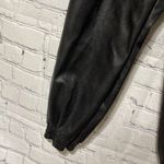 Trendy Faux Leather Jogger XS Black Photo 5