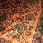 22” Orange Paisley Bandana Handkerchief Photo 2