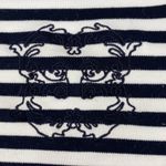 ESCADA Striped Boat Neck Top Size M White Size M Photo 4