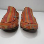 Tony Lama  Slip On Multicolored Distress Canvas Shoes Boho Cowgirl 7.5B Women’s Photo 3
