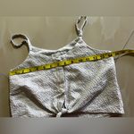 ZARA  Striped Denim Crop Top Blue & White Sleeveless Square Neck Size 13-14 Cm 16 Photo 12