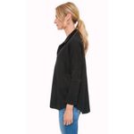 Tuckernuck Pomander Place Black Easy Polo Swing Sweatshirt Size M/L Photo 1