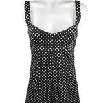 ZARA Black Polka Dot Sleeveless Sweetheart Neck Playsuit Jumpsuit Romper XS Photo 2