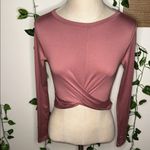 Kyodan Women’s Crossover Long Sleeve Top Cedar Photo 2