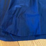 Elm By Matthildur Nylon Full Circle Dress Iridescent Midnight Blue Size 2 Photo 1