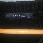 ZARA black fuzzy knit sweater Photo 6