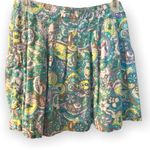 Old Navy Linen blend elastic waist flared miniskirt Photo 1