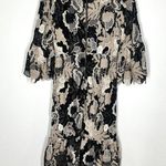 Anthropologie NEW Tracy Reese Sz 8 Flounced Lace Midi Overlay Dress Photo 7