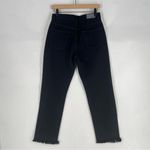 CARMAR Emilia High Rise Black Denim Distressed Ripped Cutoff Cropped Jeans 27 Photo 11